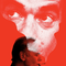 illustration of Martin Amis smoking with cloud of Martin Amis