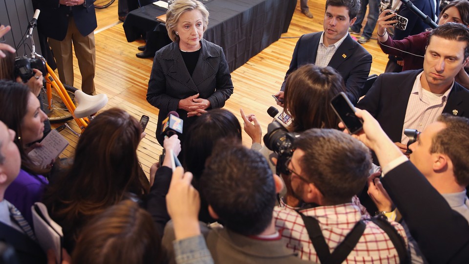 Hillary Clinton Finally Takes Reporters' Questions in Iowa - The Atlantic