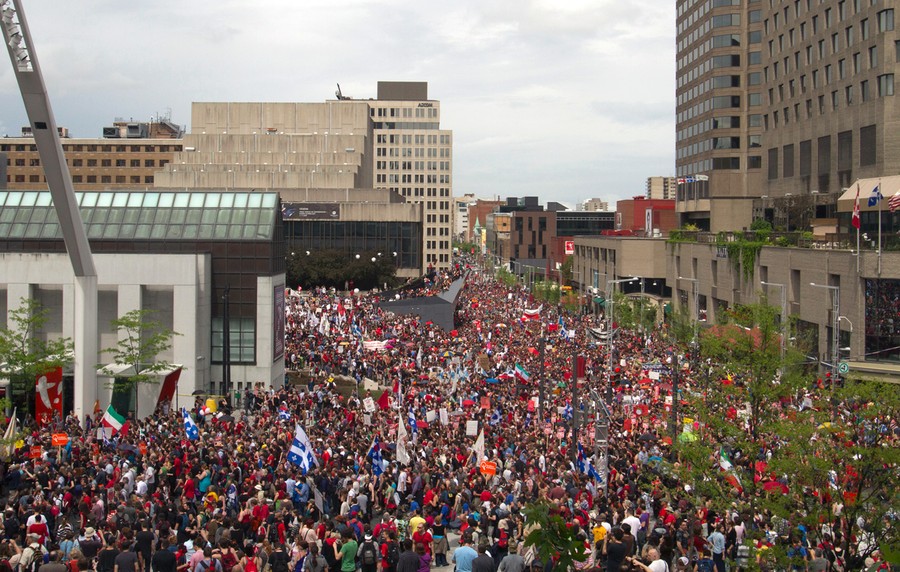 The Montreal Protests, 4 Months In - The Atlantic