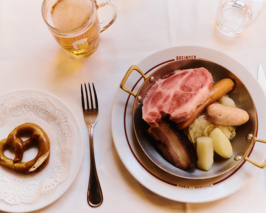 Picture of the choucroute at Bofinger