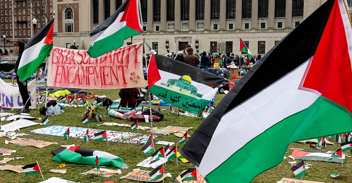 Last month, a pro-Palestinian activist stood in front of me on Columbia University’s campus with a sign that read By Any Means Necessary . She smile
