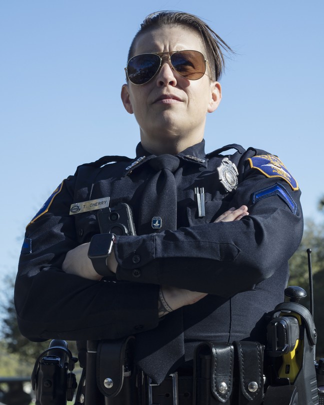 Picture of Officer Terry Cherry of the Charleston Police Department
