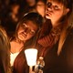 A student at Umpqua Community College mourns during a vigil in Roseburg, Oregon, on October 1, 2015.