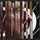 A photo of Robert F. Kennedy Jr. cut into thin rectangles, interspersed with cutouts that form the CDC logo.