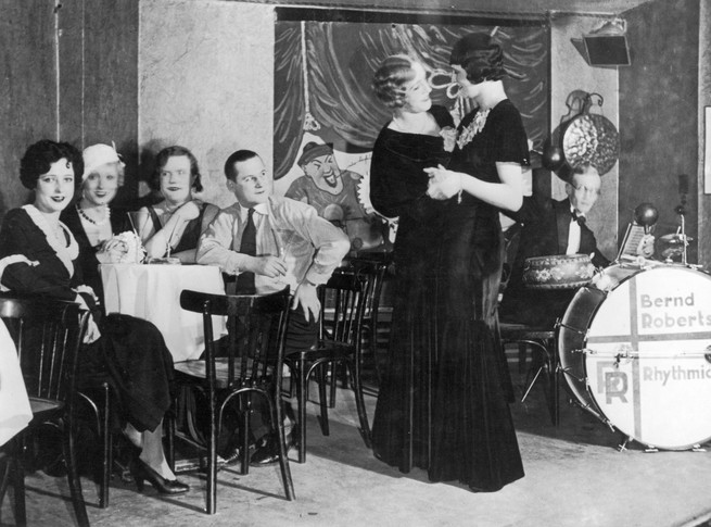 Transgender and cross-dressing dancers at Berlin's infamous Eldorado nightclub in the 1920s.