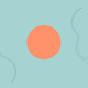 drawing of an orange egg and sperm against baby-blue background