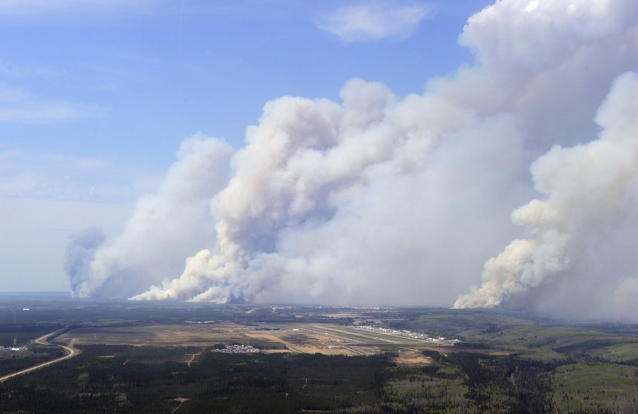 The Massive Wildfire Burning in Alberta The Atlantic
