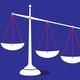 Illustration of a set of scales tipping in one direction.