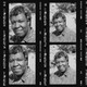 Contact sheet of portrait shoot with Octavia E. Butler.