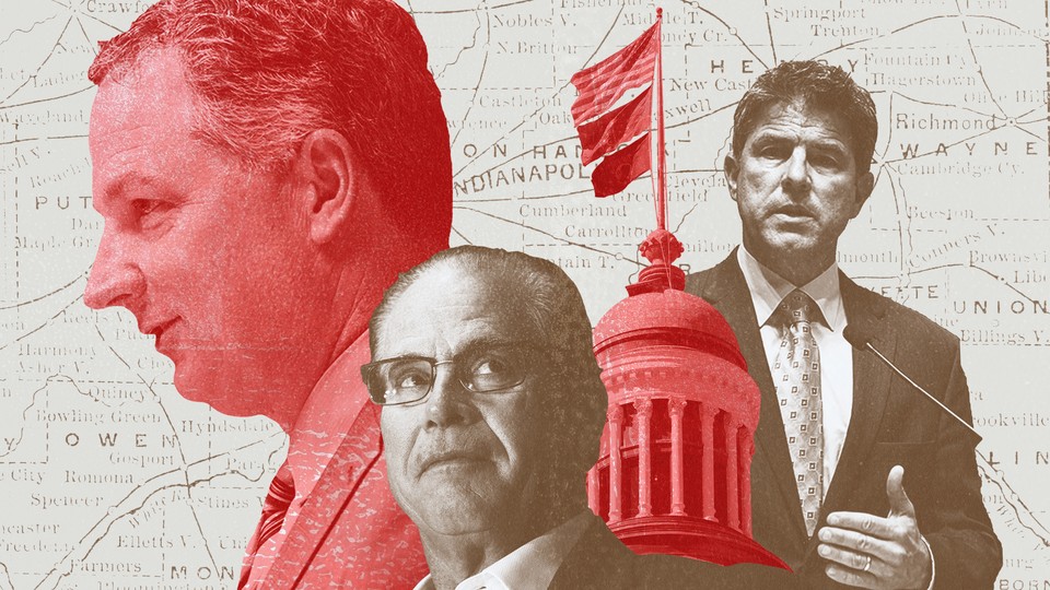 Todd Huston (left) ; Mike Braun (middle); and Rodric Bray (right)