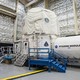 NASA's Human Exploration Research Analog habitat inside a warehouse 