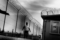 Barbed wire at Guantánamo Bay
