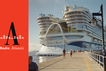 The Icon of the Seas, the largest cruise ship ever built, docked on the water