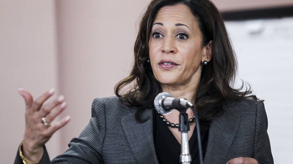 who replaced kamala harris