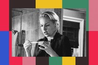 A woman stares disbelieving at a positive pregnancy test