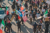 Photograph of the L.A. protests