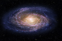 An artist's rendering of the Milky Way