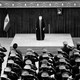 An Iranian cleric saluted by guards