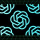 A lot of OpenAI logos in a tech background