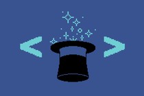 An image of a pixelated magician's hat