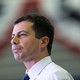 The Democratic presidential candidate Pete Buttigieg