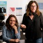 Julia Louis-Dreyfus and Nicole Holofcener on the set of “You Hurt My Feelings"