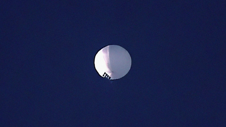 The Chinese balloon spotted over Montana