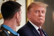 President Trump awards a medal of honor