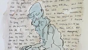 Self portrait of Jules Feiffer