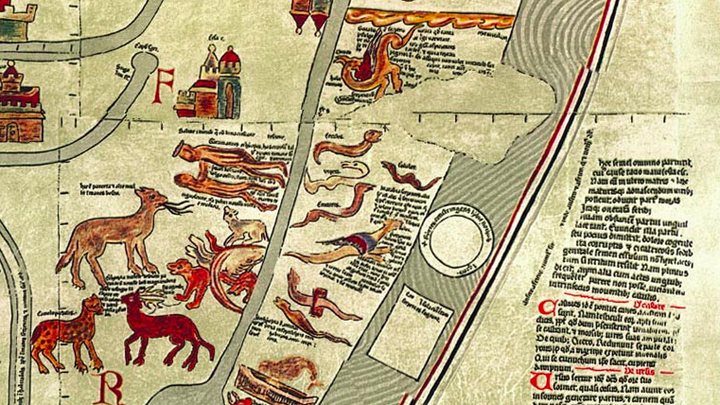 No Old Maps Actually Say Here Be Dragons The Atlantic