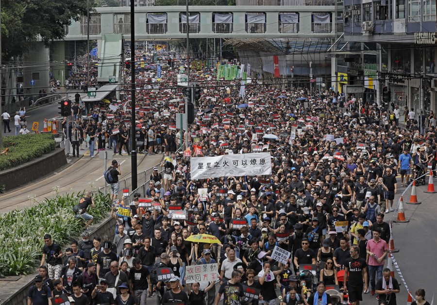 Hong Kong Protesters Return to the Streets: Photos - The Atlantic