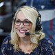 Doris Burke broadcasts after a preseason game between the Sacramento Kings and the Los Angeles Lakers
