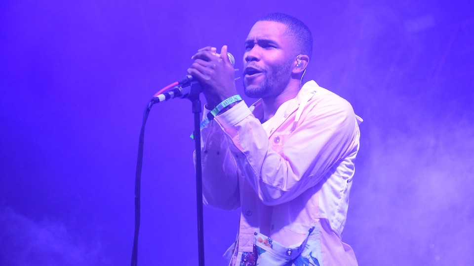 Frank Ocean performing at the Bonnaroo Music & Arts Festival in June 2014