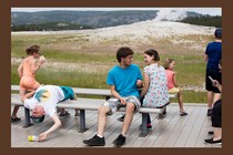 Kids at Yellowstone