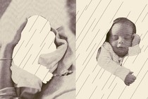 Illustration of a baby in a mother's arms