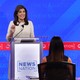 Nikki Haley and Ron DeSantis at the Republican presidential debate