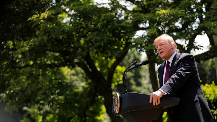 Donald Trump spoke about his administration's immigration proposals in the Rose Garden on May 16, 2019.