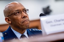 A photograph of Charles Quinton Brown Jr., the 21st chairman of the Joint Chiefs of Staff