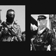 Images of Hamas and ISIS fighters