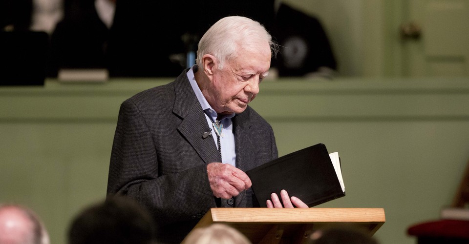 Why Jimmy Carter Teaches Sunday School The Atlantic