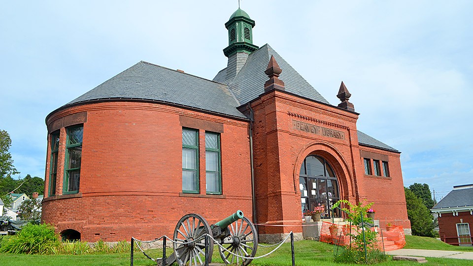 The Peavey Memorial Library in Eastport, Maine