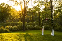A wedding altar