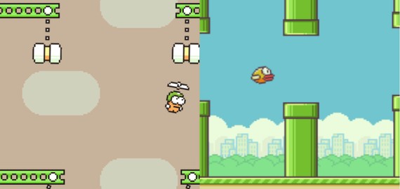 Flappy Bird Sequel Called Swing Copters