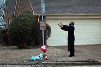 A man at the scene of Tyre Nichols's fatal beating