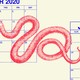 An illustration of a snake and the calendars for November 2020 and January 2021.