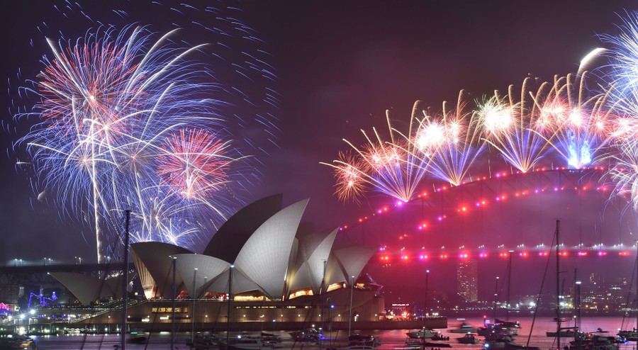 Photos: 2020 New Year’s Celebrations Around the World - The Atlantic