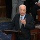 John McCain gives a speech to the Senate after being diagnosed with brain cancer.