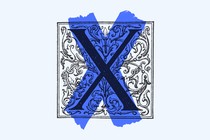 Illustration of the letter X