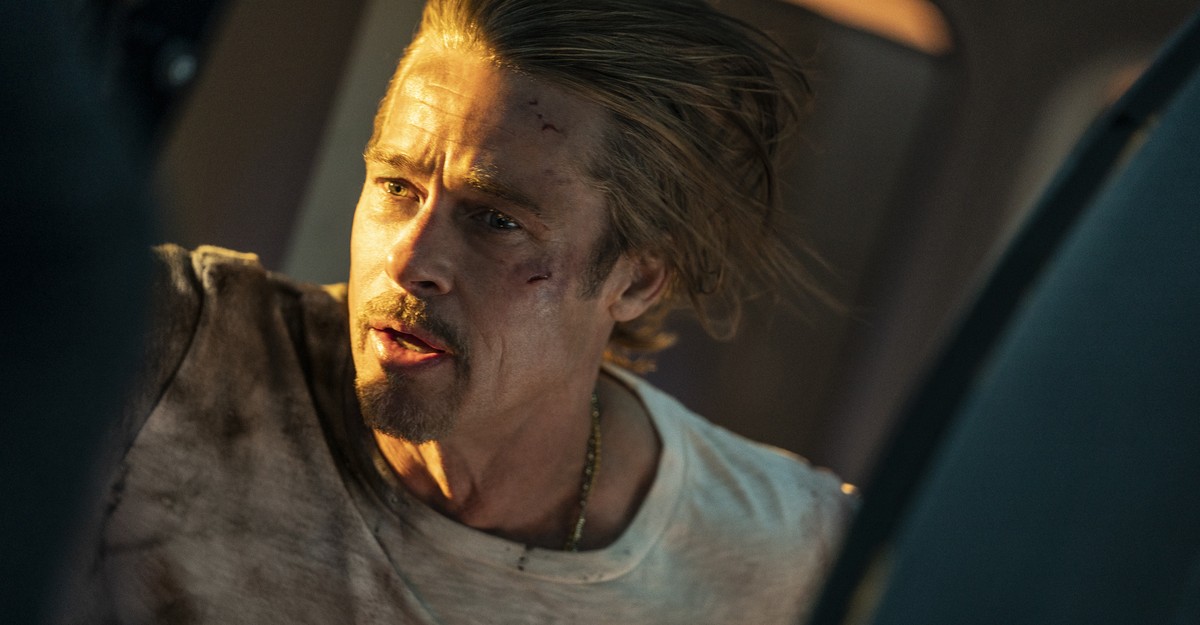 Bullet Train Isn’t a Good Movie. But It’s a Great Study of Brad Pitt.