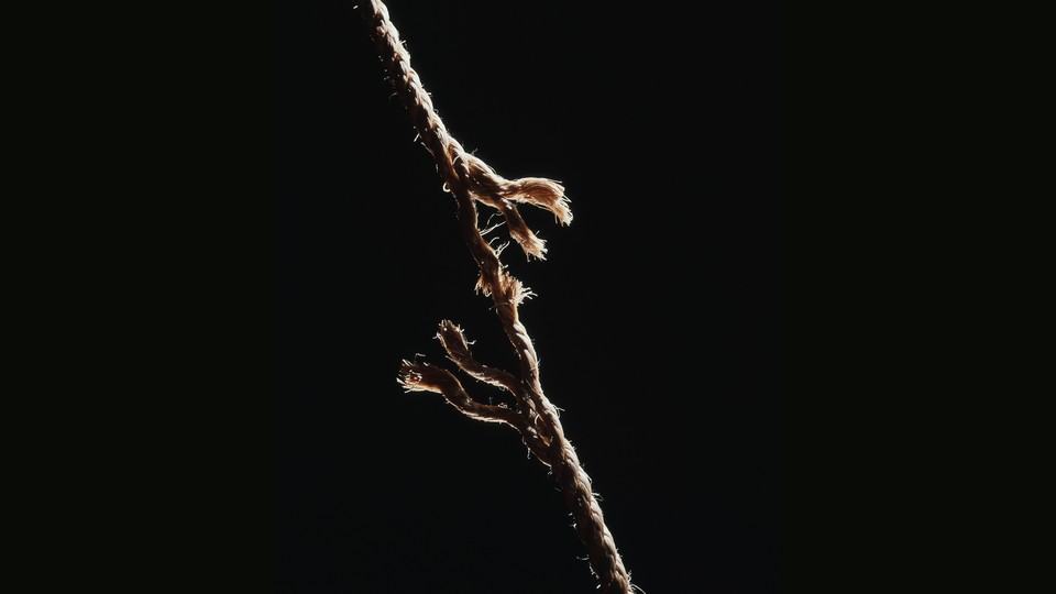 A fraying rope